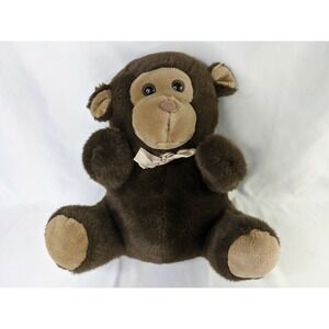 America Wego Brown Monkey Plush 12 Inch 1020MK Stuffed Animal Toy